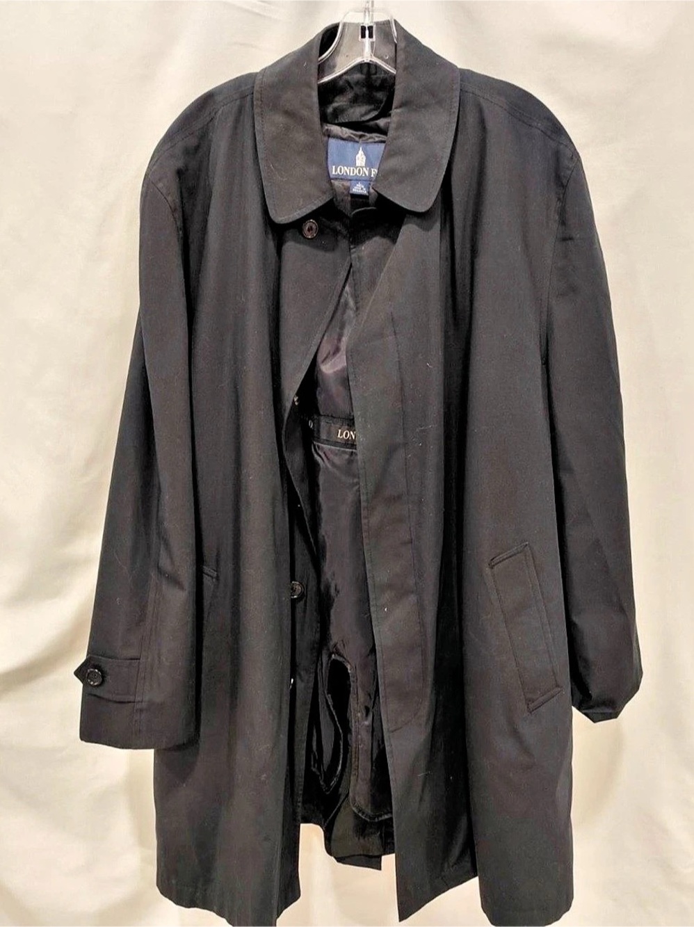 London fog men’s trench coat
